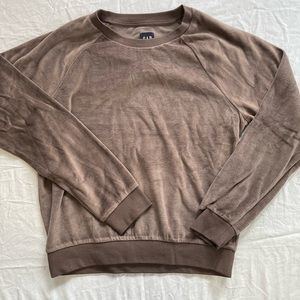 Velour Sweatshirt